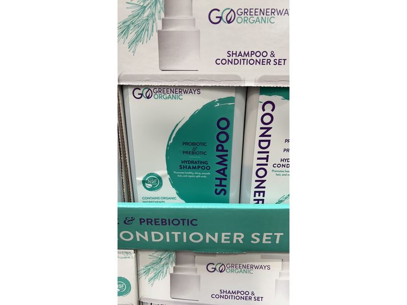 Greenerways Organic Shampoo & Conditioner Set, 24 fl oz/710 mL