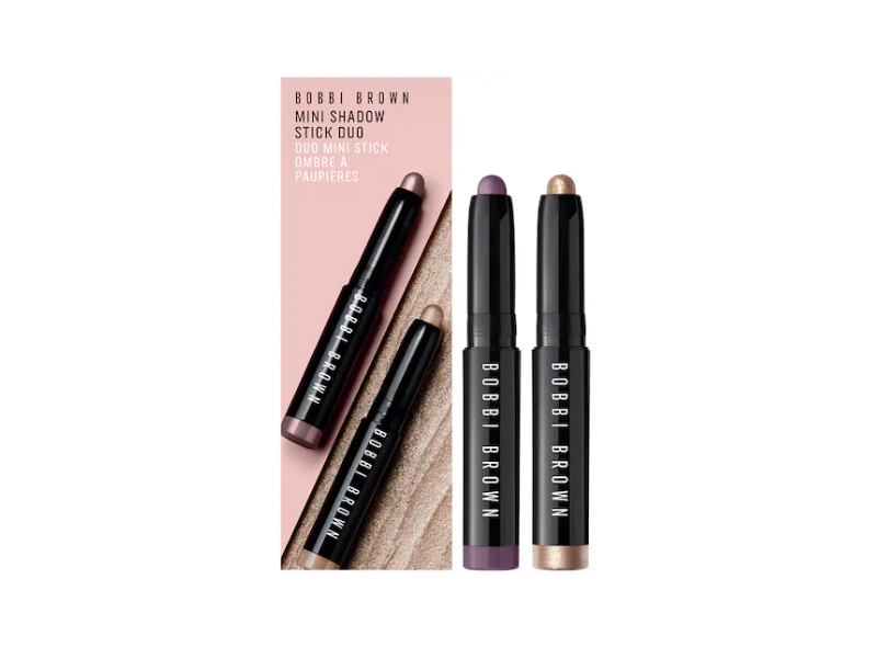 Bobbi Brown Mini Shadow Stick Duo, Mica & Dusty Mauve, 0.03 oz/0.9 g