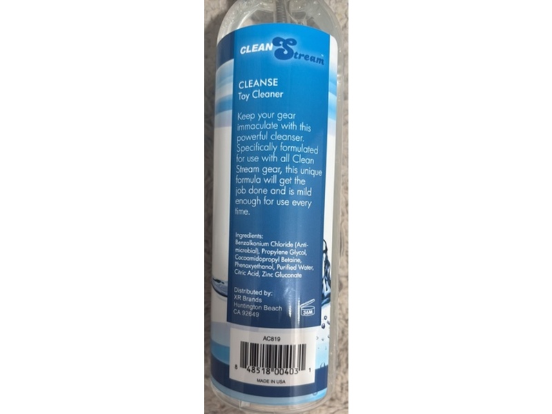 Cleanstream Cleanse Toy Cleaner, 8 fl oz/235 mL