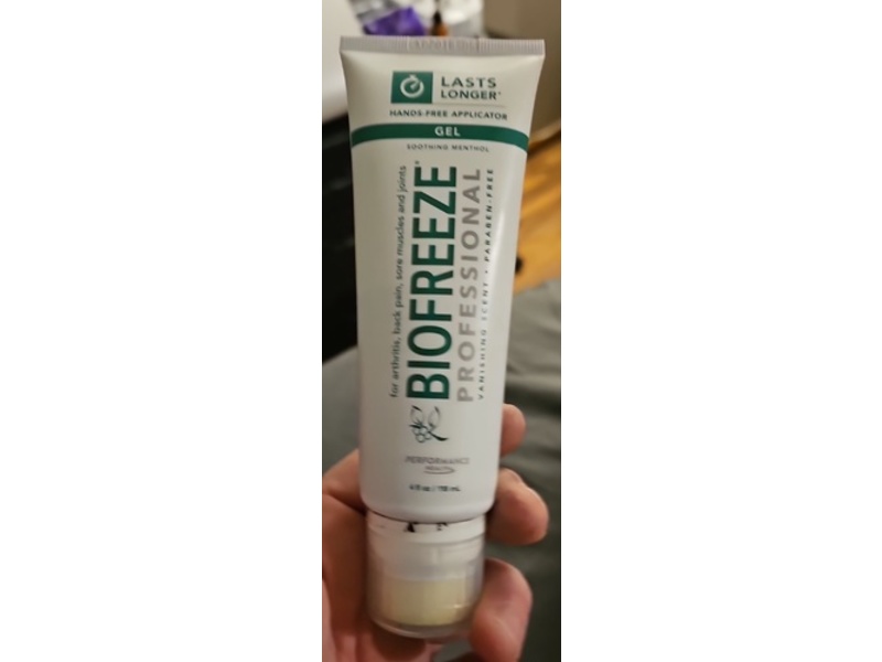 BioFreeze Professionals Soothing Gel, 4 fl oz/118 mL