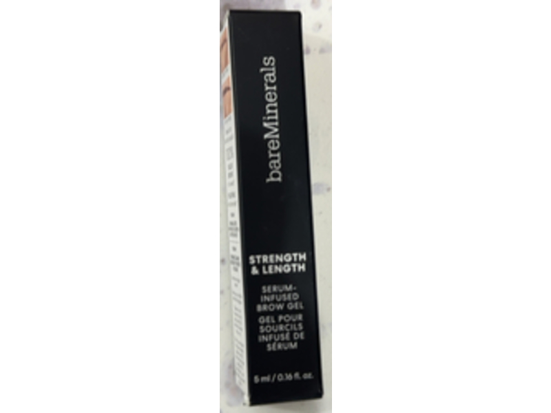 bareMinerals Strength & Length Serum-Infused Brow Gel, Clear, 0.16 fl oz/5 mL