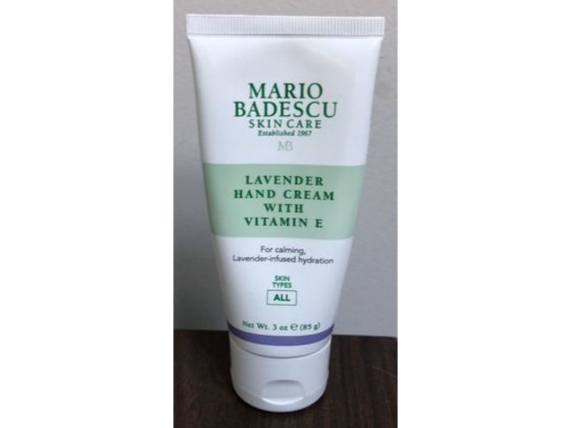 Mario Badescu Hand Cream With Vitamin E, Lavender, 3 oz/85 g
