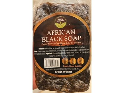 Genesis African Black Soap, 16 oz/453 g