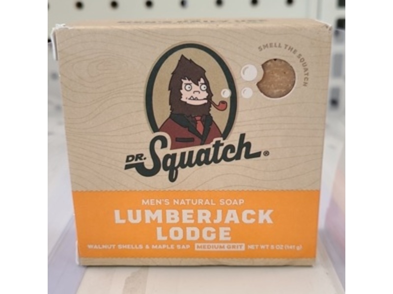 Dr.Squatch Men's Natural Soap, Lumberjack Lodge, 5 oz/141 g