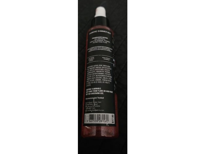 Bath & Body Works Diamond Shimmer Mist, Vampire Blood, 4.9 fl oz/145 mL