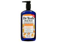Dr.Teal's Glow & Radiance Body Wash, Vitamin C & Citrus Essential Oils, 24 fl oz/710 mL - thumbnail 1