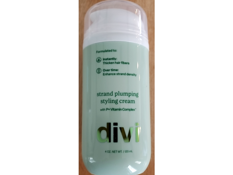 Divi Strand Plumping Styling Cream, 4 oz/120 mL