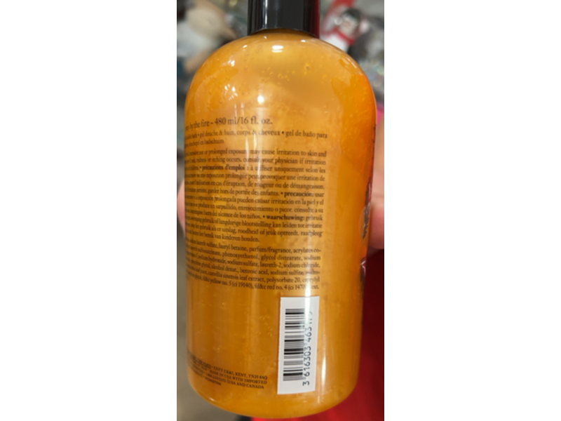 Philosophy Shampoo, Cozy By The Fire, 16 fl oz/480 mL
