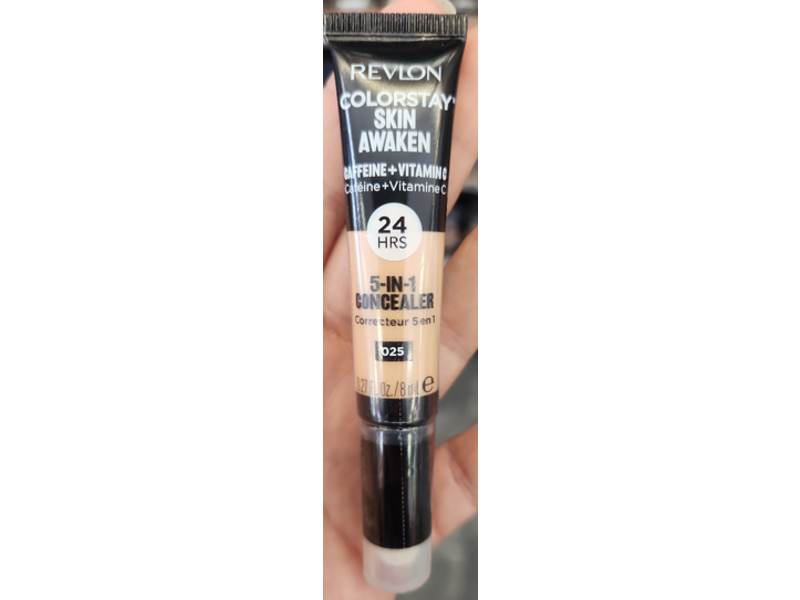 Revlon ColorStay Skin Awaken 5-In-1 Concealer, 025 Light Beige, 0.27 fl oz/8 mL