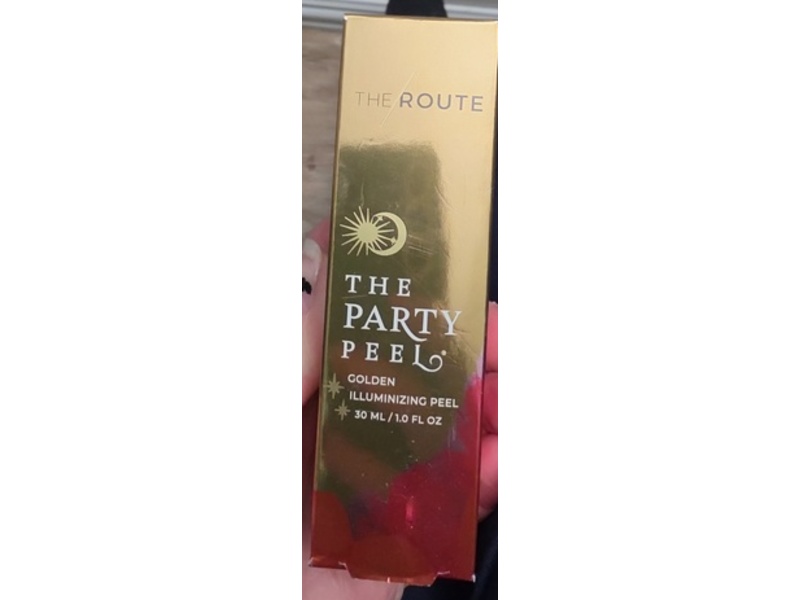 The Route The Party Golden Illuminizing Peel, 1 fl oz/30 mL