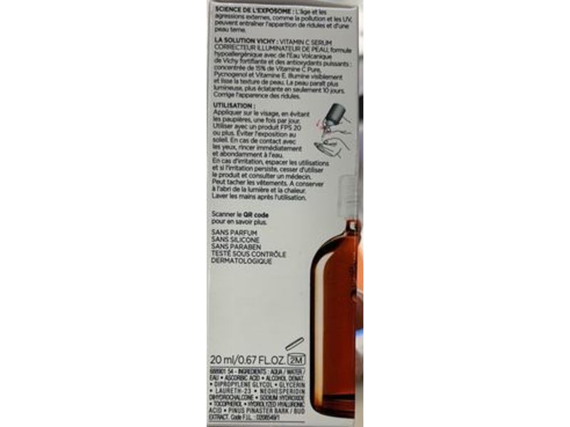 Vichy LiftActiv Vitamin C Serum, 0.67 fl oz/20 mL