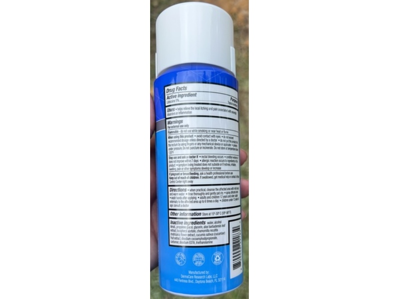 DCH Labs Maximum Strength Numbing Relief Spray, 5% Lidocaine, 5 oz/142 g