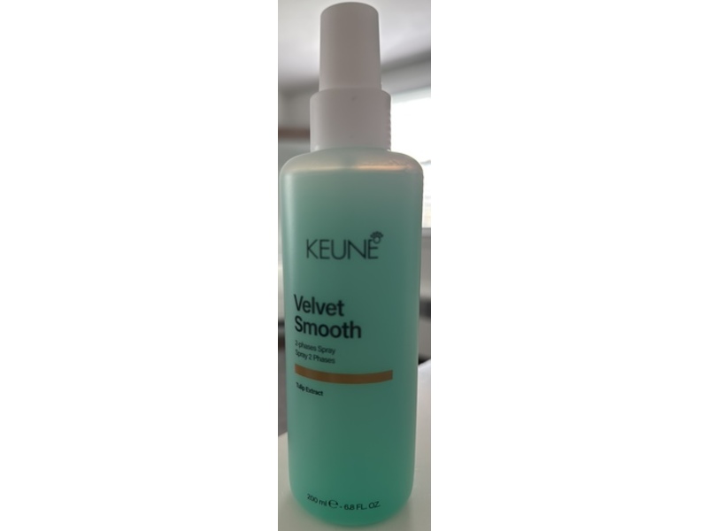 Keune Velvet Smooth 2 Phase Spray, Tulip Extract, 6.8 fl oz/200 mL