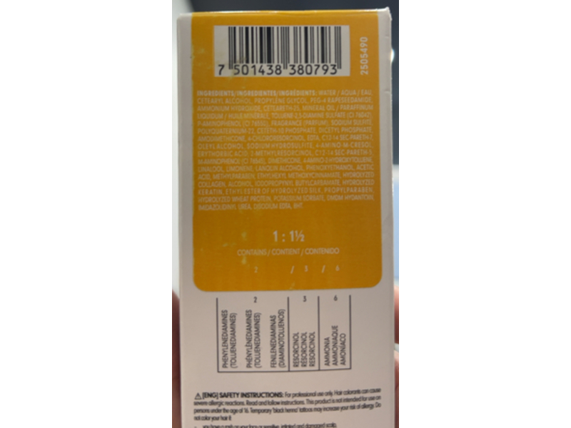 Pravana Permanent Hair Color Cream, 6.3 Dark Golden Blonde, 3 fl oz/90 mL