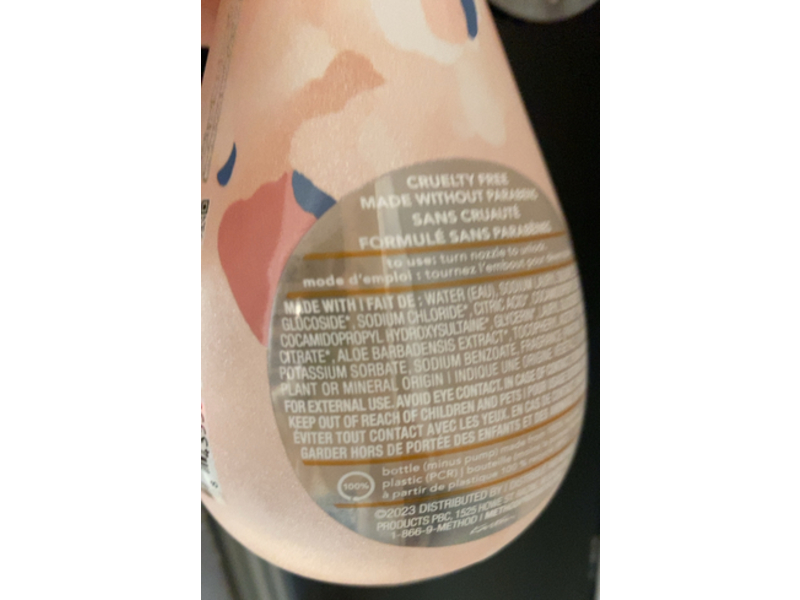 Method Hand Wash, Brown Butter + Vanilla, 12 fl oz/354 mL