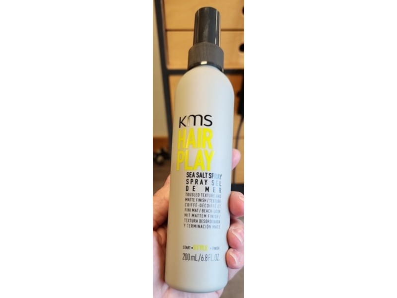 KMS Hair Play Sea Salt Spray, 6.8 fl oz/200 mL