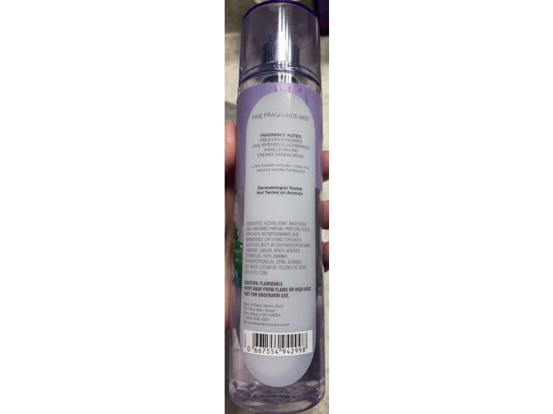 Bath & Body Works Fine Fragrance Mist, Black Raspberry Vanilla, 8 fl oz/236 mL