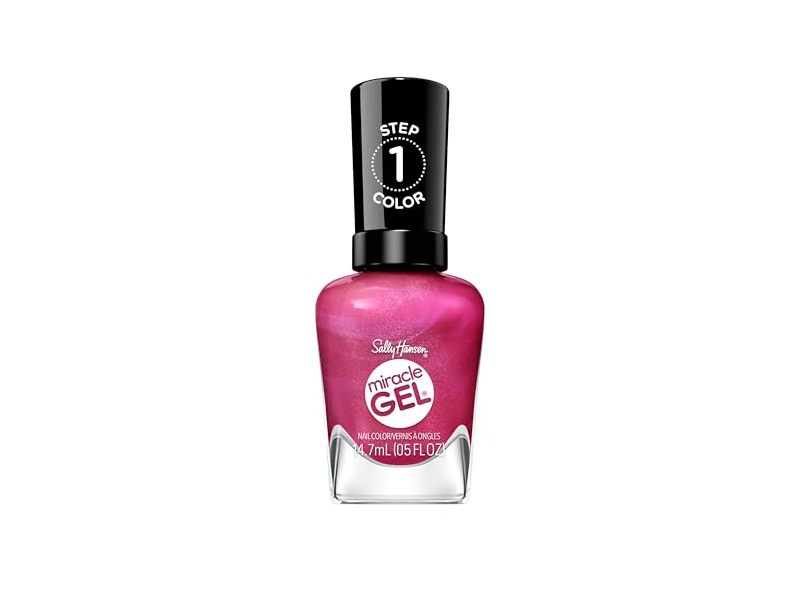 Sally Hansen Miracle Gel Nail Polish, 531 Berry Best Effort, 0.5 fl oz/14.7 mL