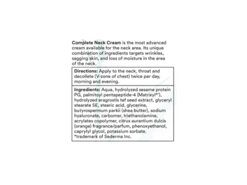 Sun Coast Sciences Complete Neck Beauty Cream, 1.67 fl oz/50 mL