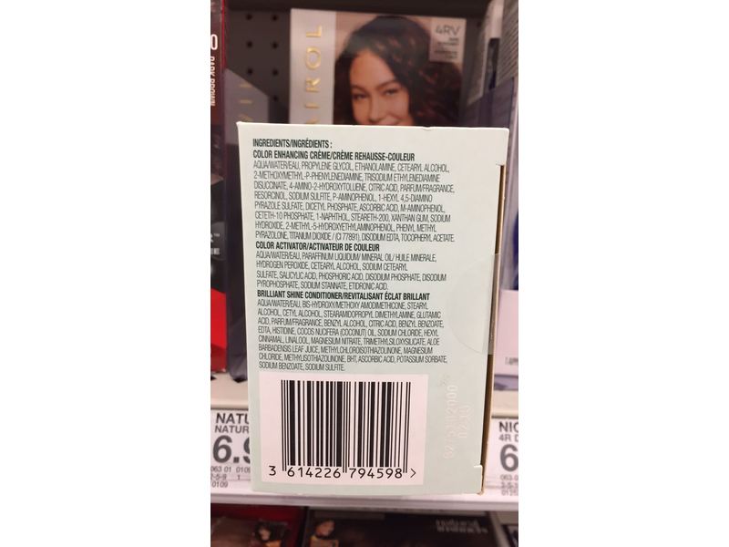 Clairol Natural Instincts Hair Color, 4RV Dark Burgundy