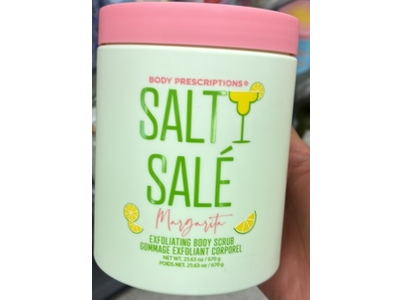 Body Prescriptions Exfoliating Body Scrub, Salt, 23.63 fl oz/670 g