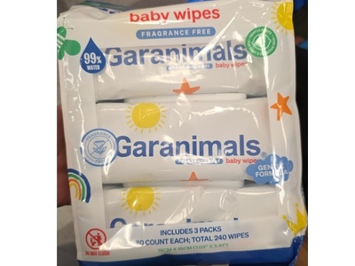 Garanimals Baby Wipes, Count 240, Pack Of 3