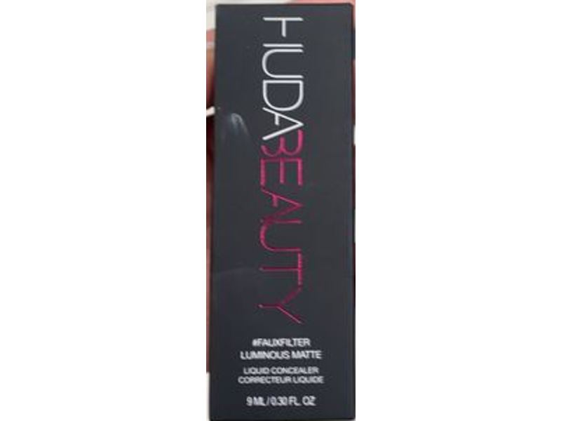 Huda Beauty Luminous Matte Liquid Concealer, Toasted Almond, 0.30 fl oz/9 mL