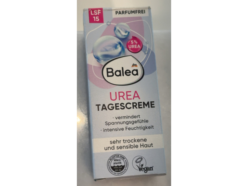 Balea Urea Face Day Cream, SPF 15, 50 mL