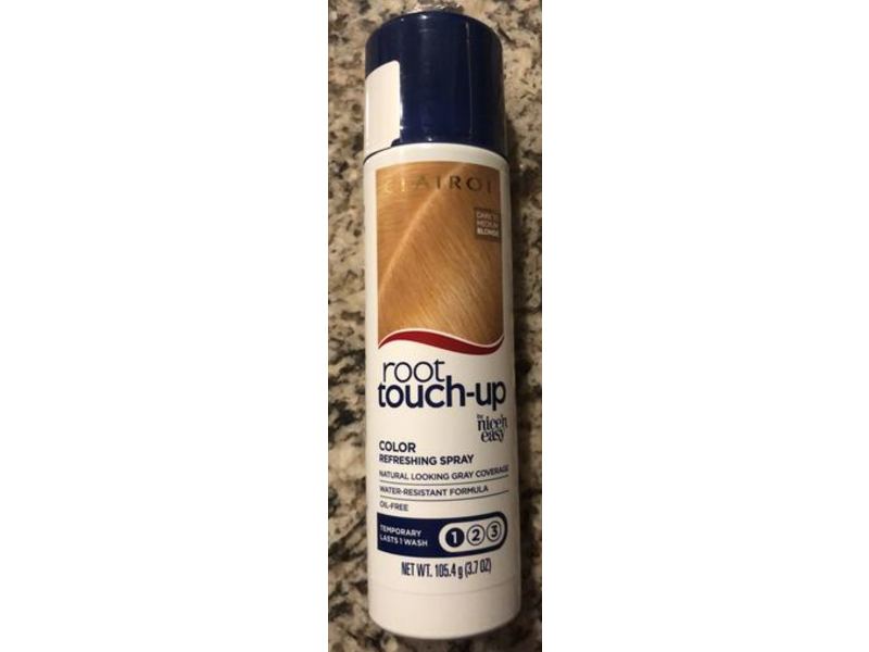 Clairol Root Touch-Up, Color Refreshing Spray, Dark To Medium Blonde, 3.7 oz/105.4 g