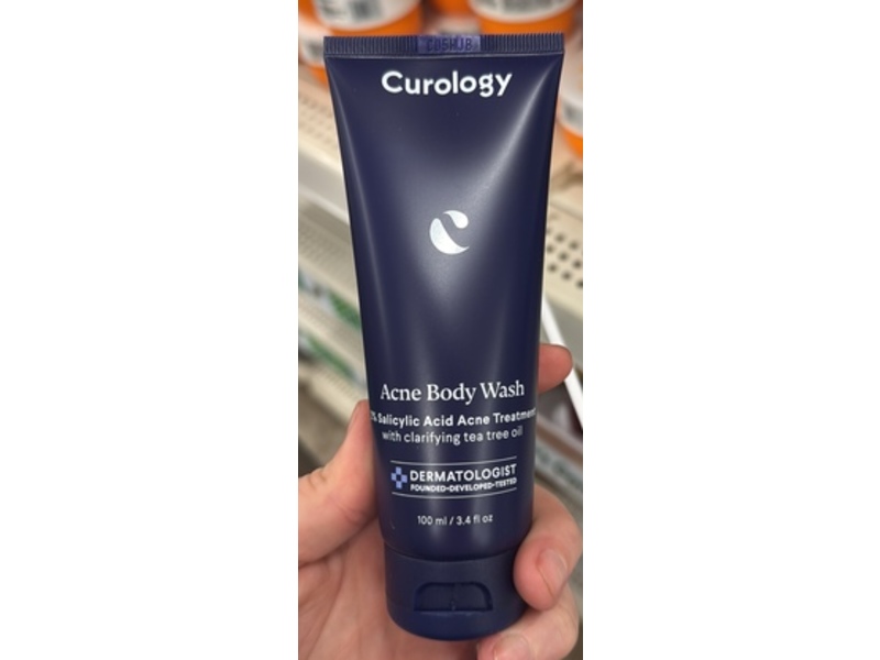 Curology Acne Body Wash, Tea Tree Oil, 3.4 fl oz/100 mL