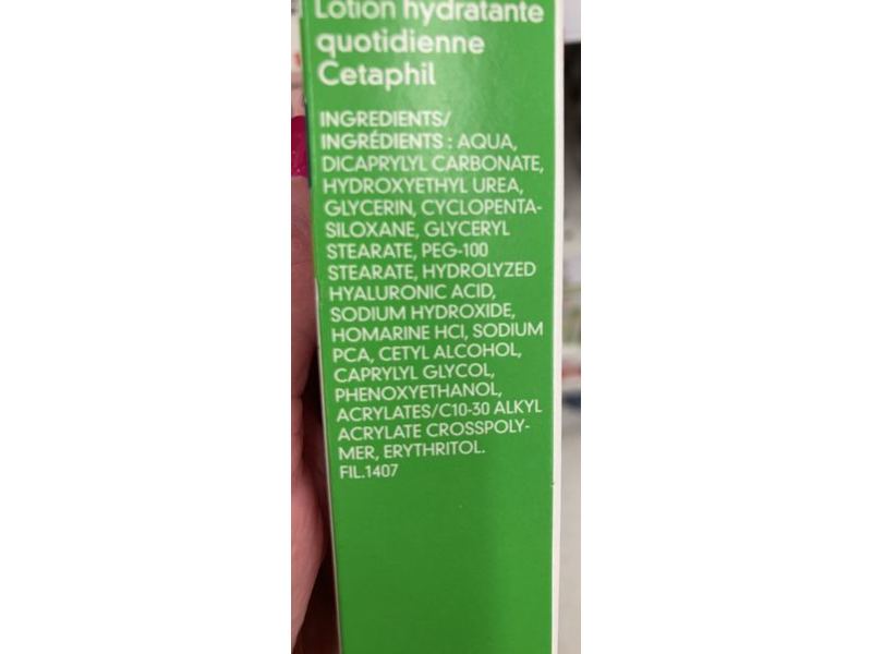 Cetaphil Daily Hydrating Face Lotion, Hyaluronic Acid, 3 fl oz/88 mL