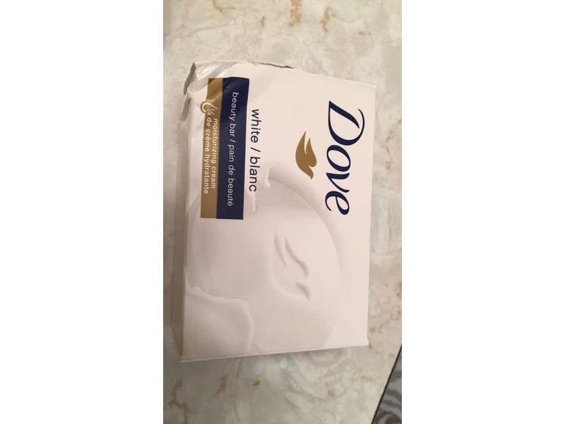 Dove Beauty Bar Soap, White, 4.75 Oz