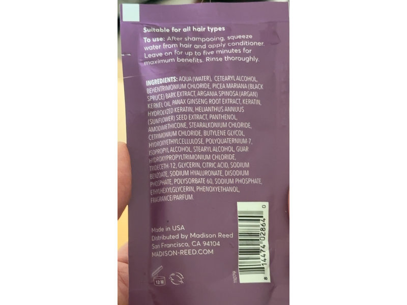 Madison Reed Color Solve Daily Moisture Conditioner, 0.5 fl oz/15 mL