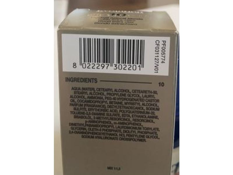 ALFAPARF MILANO Evolution Of The Color,10 Lightest Natural Blonde, 2.05 fl oz/58.2 g