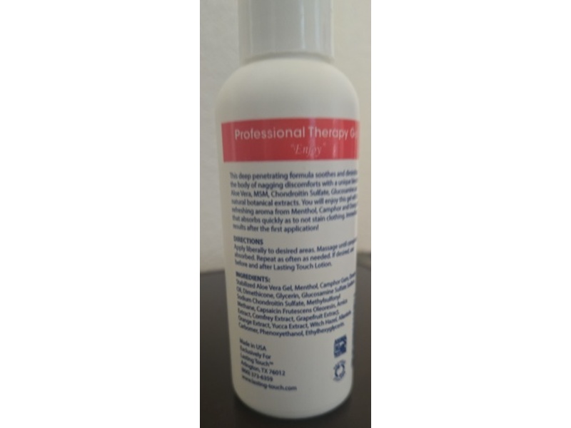 Lasting Touch Advance Therapy Gel, 4 fl oz/118 mL