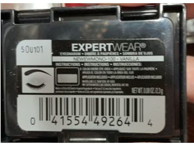 Maybelline New York Expert Wear Eyeshadow, Vanilla, 0.08 oz