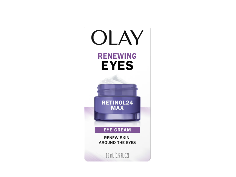 Olay Regenerist Retinol 24 Max Night Eye Cream, Fragrance Free, 0.5 fl oz/15 mL