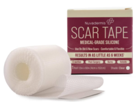 Nuvadermis Medical Grade Silicone Scar Tape Roll, Clear, 1 Count - thumbnail 1