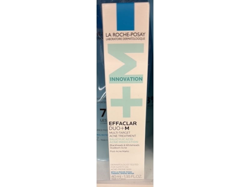 La Roche-Posay Effaclar Duo + M Acne Treatment, Salicylic Acid, 1.35 fl oz/40 mL