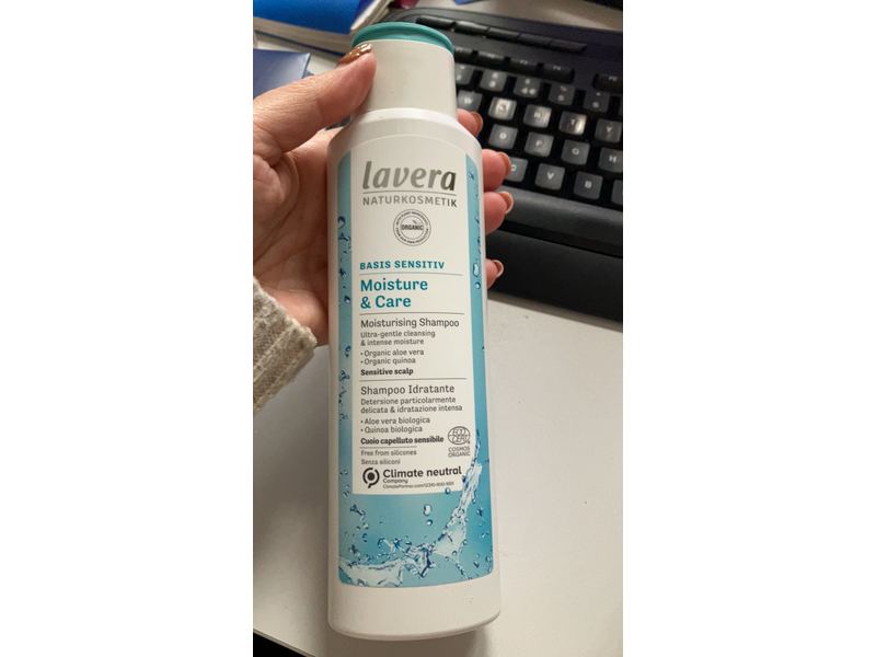 Lavera Moisturising Shampoo, Basis Sensitive, Moisture and Care, 250ml