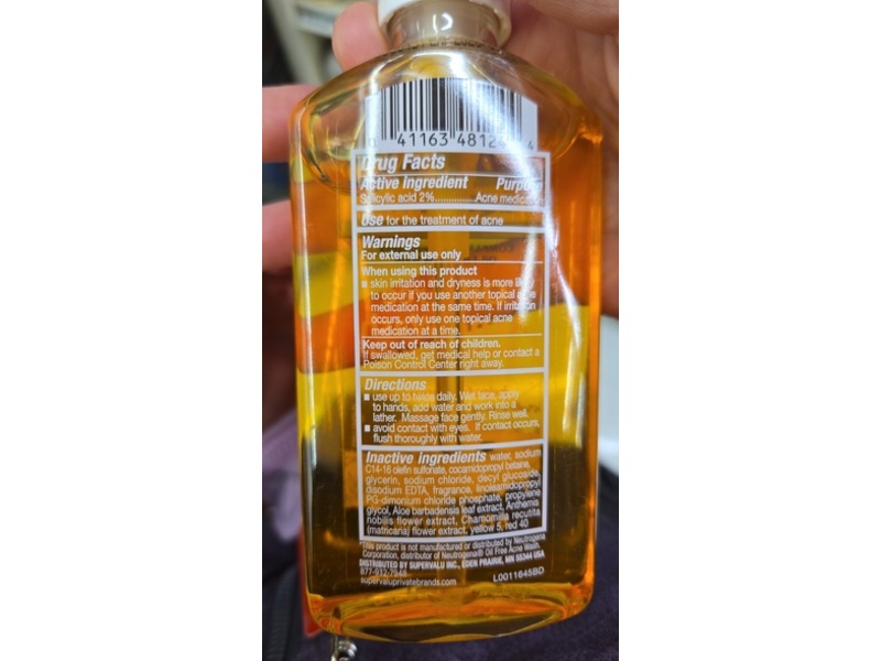 Equaline Acne Wash, 2% Salicylic Acid, 6 fl oz/177 mL