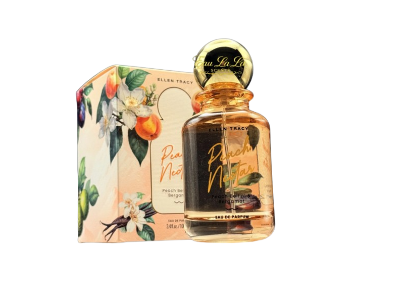 Ellen Tracy Peach Nectar Eau De Parfum, Peach Bellini & Bergamot, 3.4 fl oz/100 mL