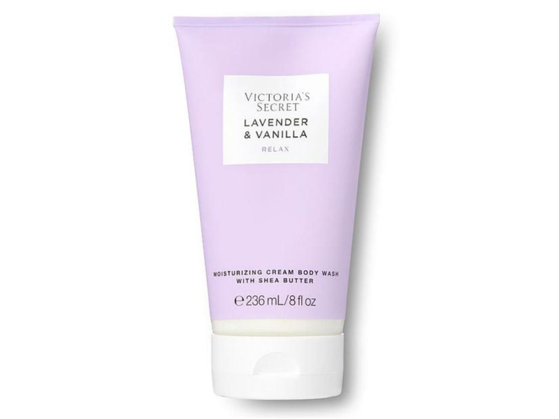 Victoria's Secret Relax Moisturizing Cream Body Wash, Lavender & Vanilla, 8 fl oz/236 mL