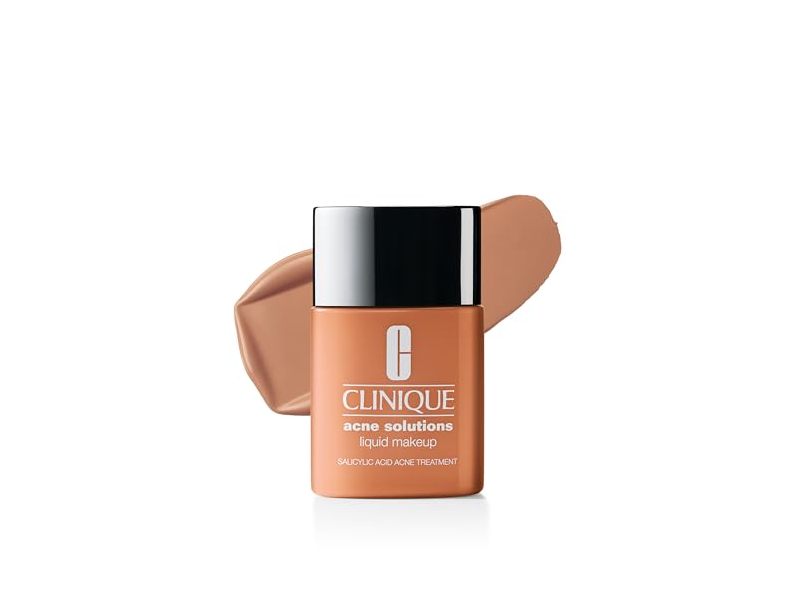 Clinique Acne Solutions Liquid Makeup Foundation, CN 78 Nutty, 1 fl oz/30 mL