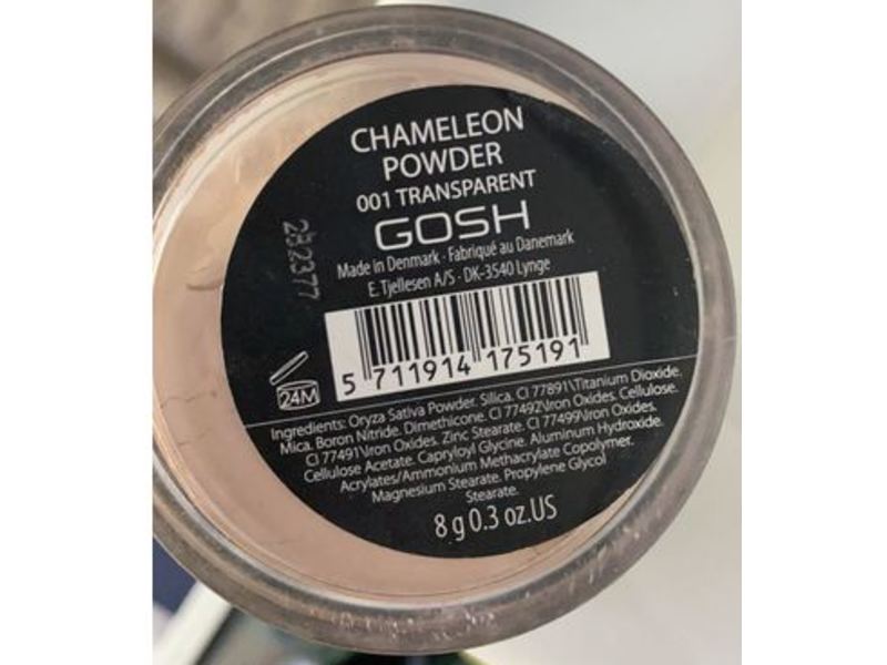Gosh Chameleon Powder, 001 Transparent, 0.3 oz/8 g