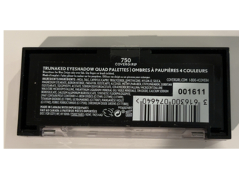 Covergirl Trunaked Quad Eyeshadow Palette, Sunshine Escape, 0.06 oz/1.8 g