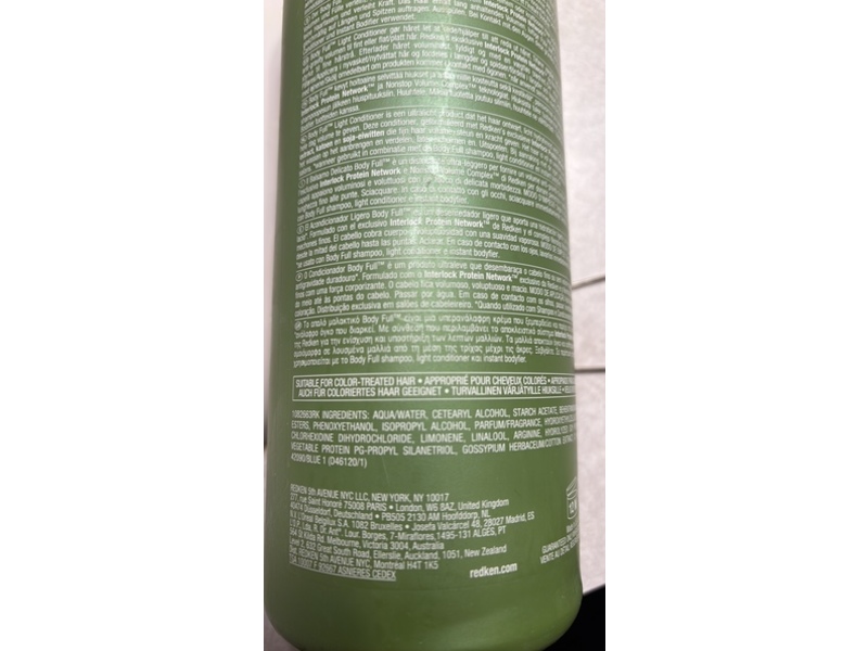 Redken Body Full Light Conditioner, 33.8 fl oz/1000 mL