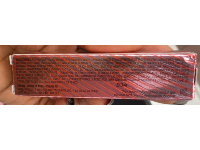 Lawless Forget The Filler Lip Plumper Line Gloss, Juicy Watermelon, 0.11 fl oz/3.3 mL