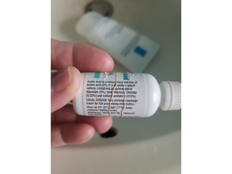 Acetic Acid Otic Solution USP, 15 mL, Akorn (RX)