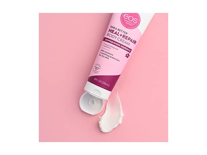 eos Shea Better Heal + Repair Body Cream - Pomegranate Raspberry 8 oz